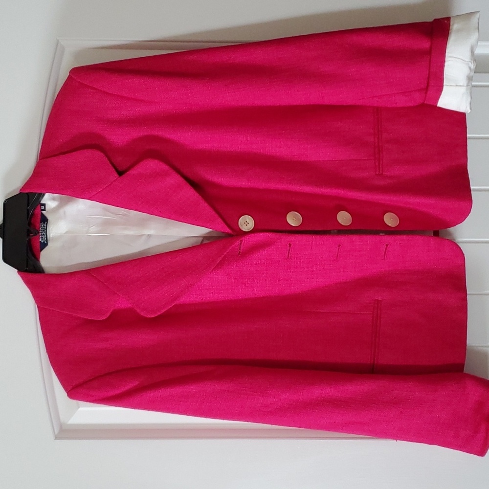 Twill pink blazer
